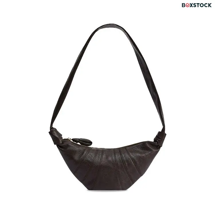 Lemaire Small Croissant Bag 'Dark Chocolate' Brown Spring/Summer 2024