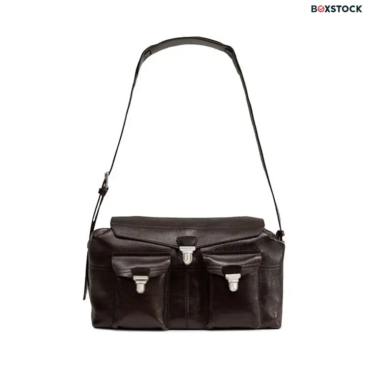 Lemaire Weekend Gear Bag 'Espresso' Brown Spring/Summer 2024