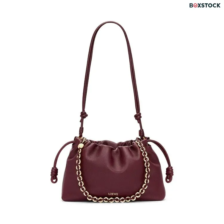 Loewe Flamenco Purse 'Dark Burgundy' Red Spring/Summer 2024