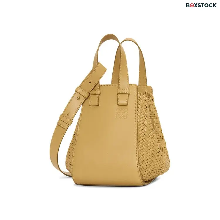 Loewe Hammock Compact Woven 'Sahara' Yellow Spring/Summer 2024