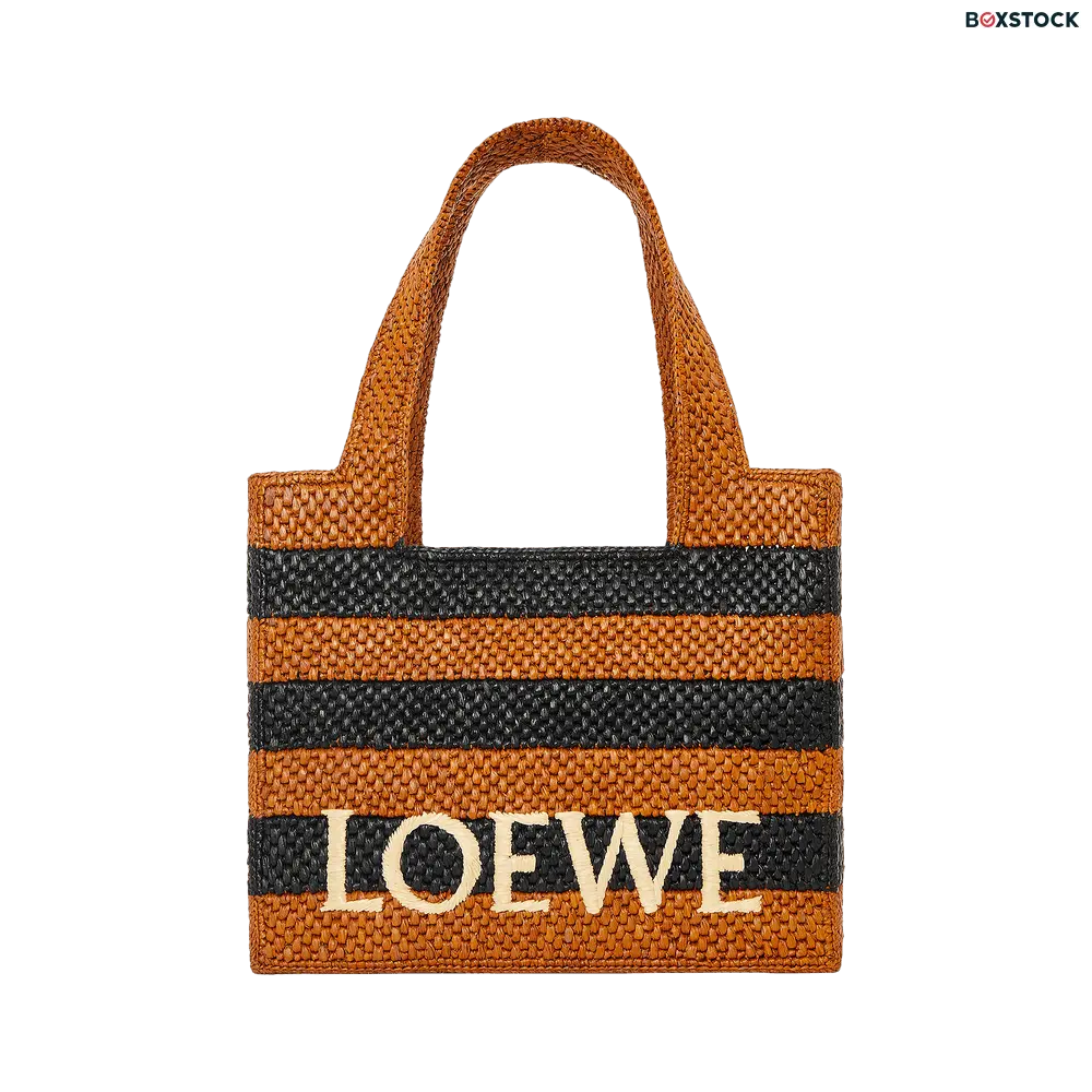 Loewe Paula's Ibiza Font Tote 'Black/Honey Gold' Spring/Summer 2024