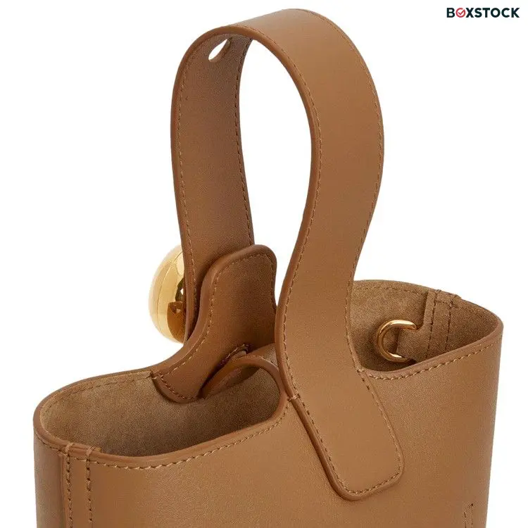 Loewe Pebble Bucket Mini 'Oak' Brown Spring/Summer 2024