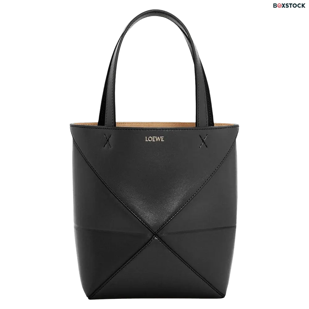 loewe Loewe Puzzle Fold Tote Mini 'Black' Spring/Summer 2024