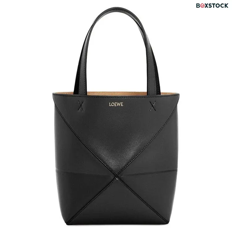 Loewe Puzzle Fold Tote Mini 'Black' Spring/Summer 2024