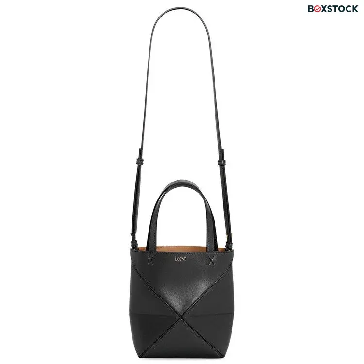 Loewe Puzzle Fold Tote Mini 'Black' Spring/Summer 2024