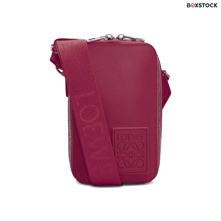 Loewe Vertical Crossbody Pocket 'Crimson' Red