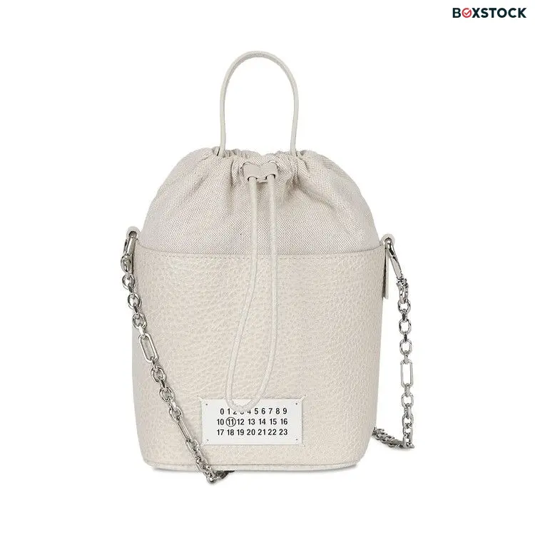 Maison Margiela 5AC Small Bucket Bag 'Greige' Cream Fall/Winter 2023