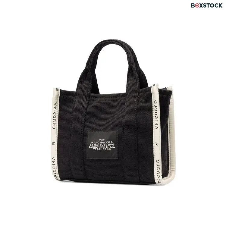 Marc Jacobs The Jacquard Mini Tote Bag 'Black'
