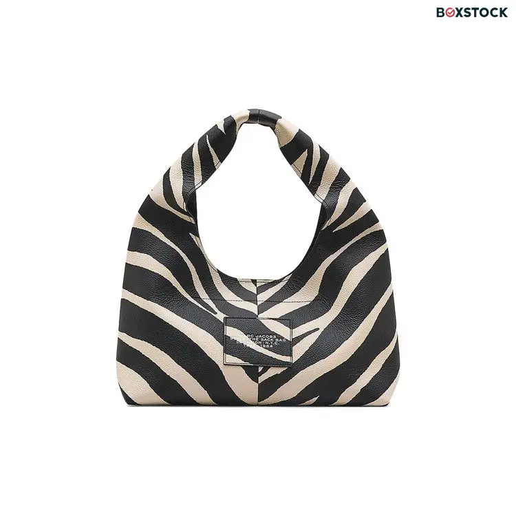 Marc Jacobs The Zebra Leather Sack Bag 'Black/White' Fall/Winter 2024