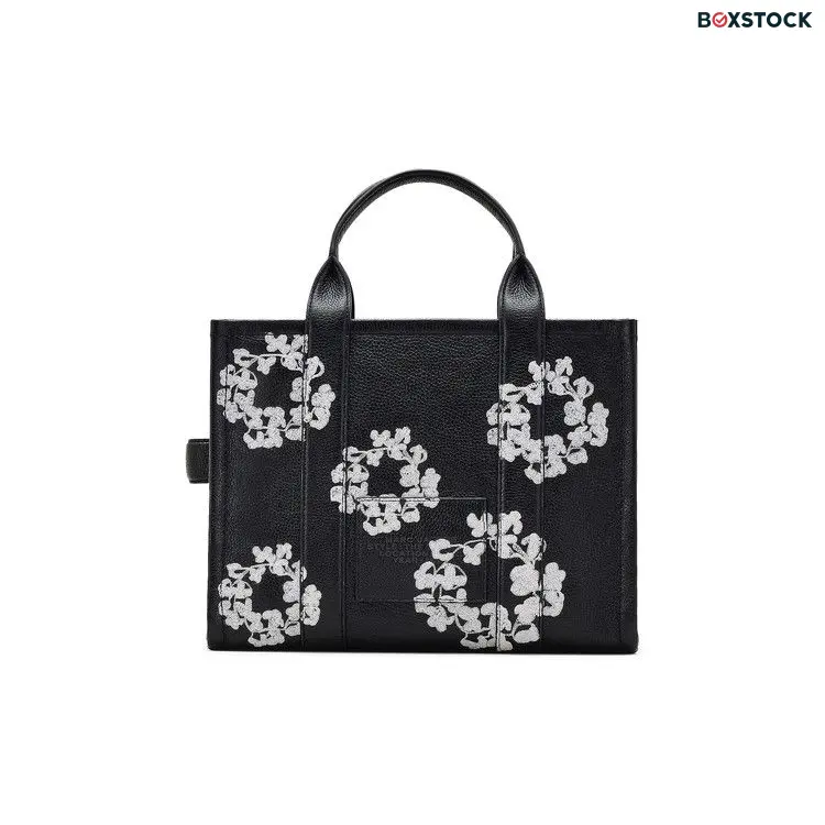 Marc Jacobs x Denim Tears Leather Medium Tote Bag 'Black' Fall/Winter 2024