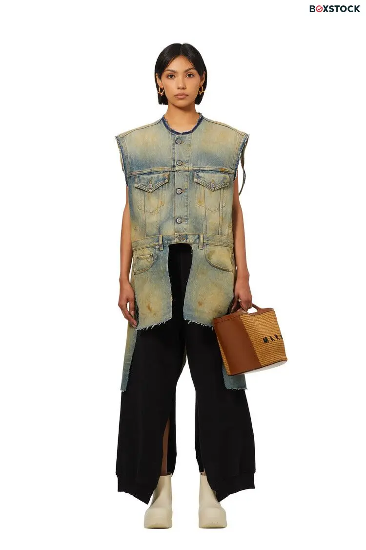 Marni Mini Logo Woven Tote Bag 'Brown' Spring/Summer 2022