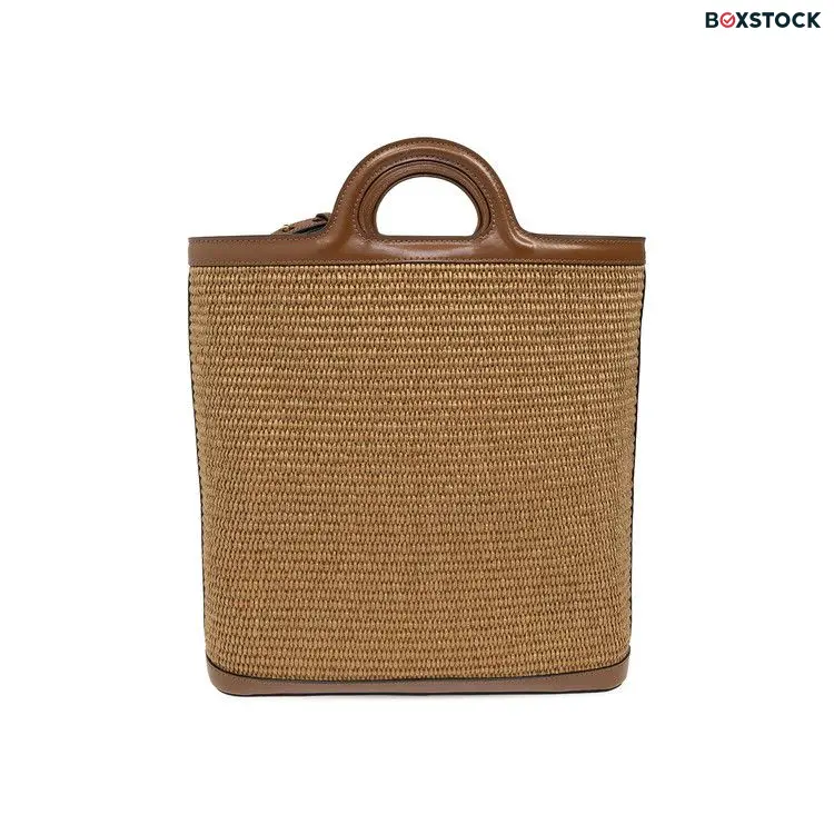 Marni Shopping Bag 'Rawsienna' Brown Fall/Winter 2024