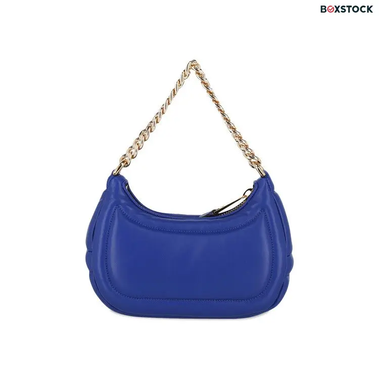 Moschino Balloon Lettering Crescent Bag 'Blue'