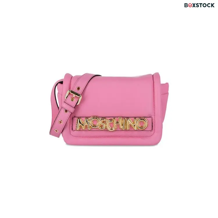 Moschino Balloon Lettering Crossbody Bag 'Fuchsia' Pink