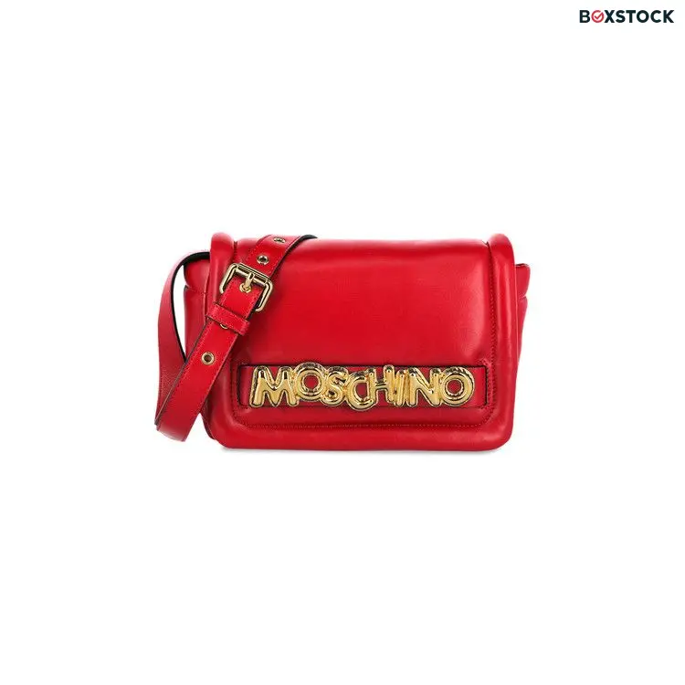 Moschino Balloon Lettering Crossbody Bag 'Red'