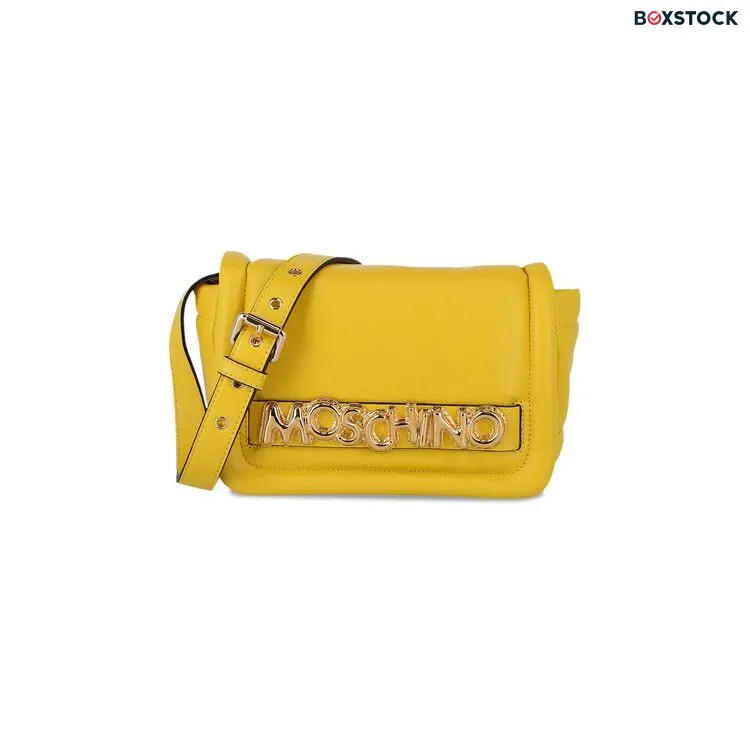 Moschino Balloon Lettering Crossbody Bag 'Yellow'