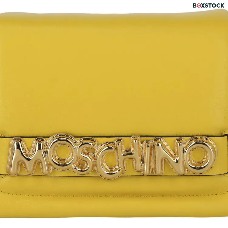Moschino Balloon Lettering Crossbody Bag 'Yellow'