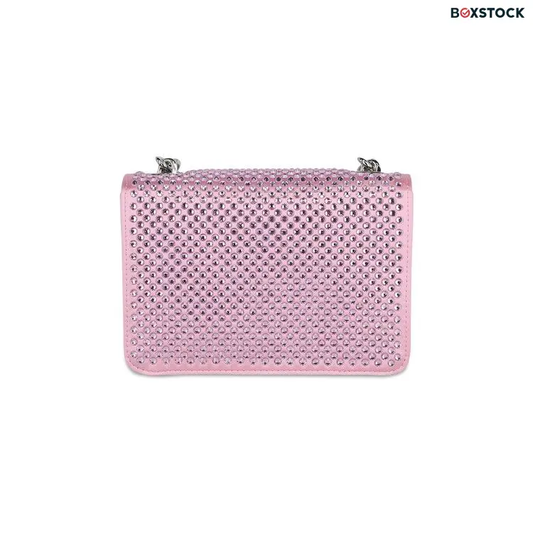 Moschino Crystal Logo Crossbody Bag 'Fantasy Print/Pink'