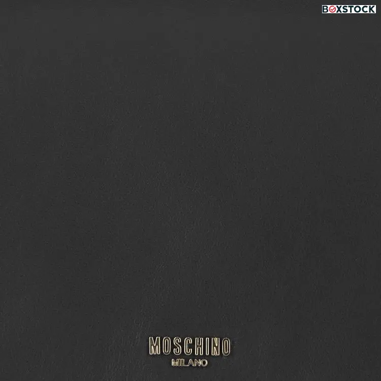 Moschino Heart Lock Leather Shoulder Bag 'Fantasy Print/Black'