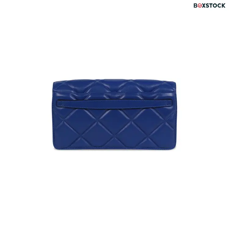 Moschino Heart Studs Quilted Shoulder Bag 'Blue'