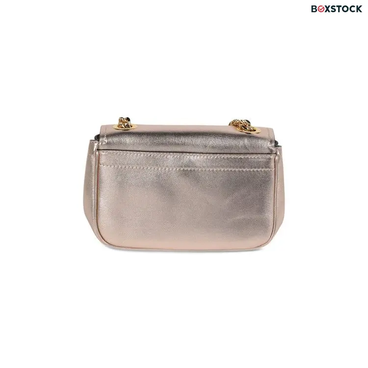 Moschino Metallic Leather Crystal Embellished Logo Crossbody Bag 'Fantasy Print/Pink'