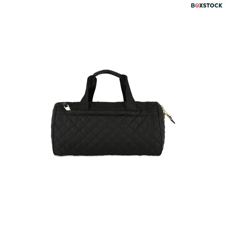 Moschino Quilted Logo Duffel Bag 'Black'