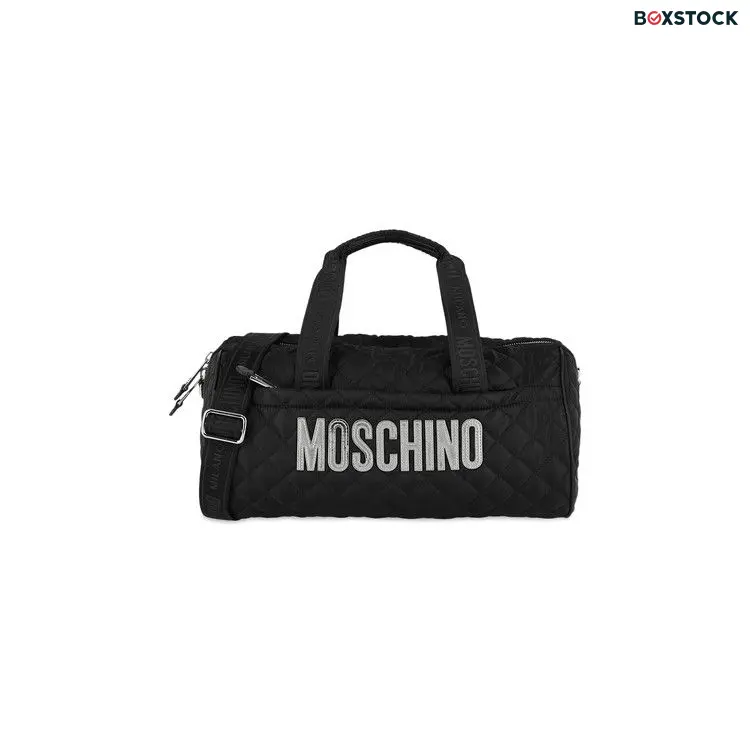 Moschino Quilted Logo Duffel Bag 'Fantasy Print/Black'