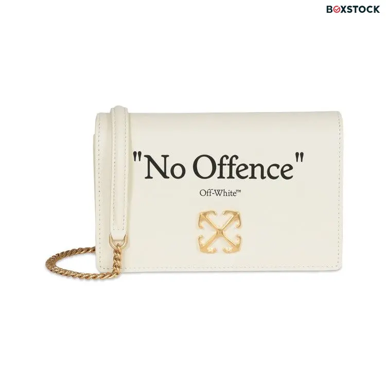 Off-White Jitney 0.5 Quote Shoulder Bag 'Beige/Black' Cream Fall/Winter 2023