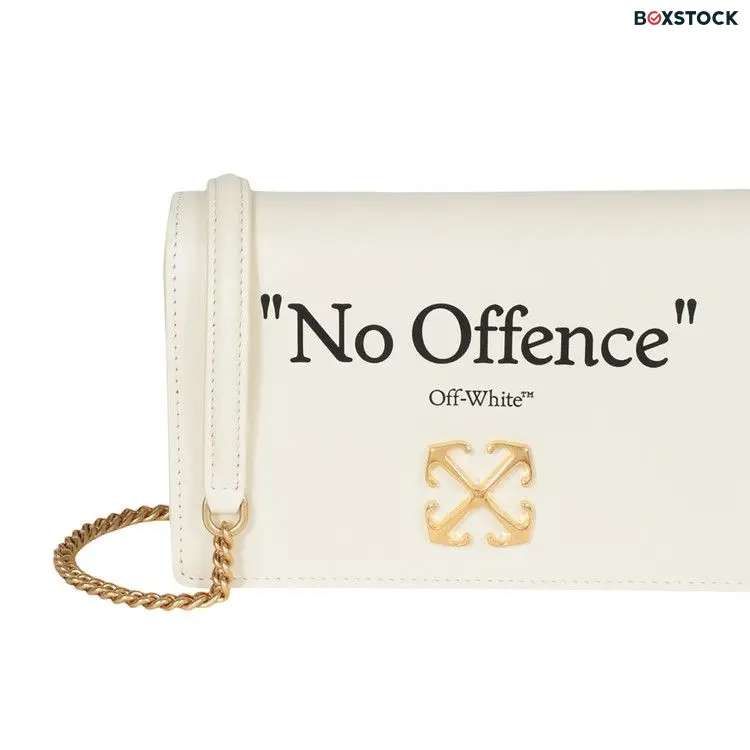 Off-White Jitney 0.5 Quote Shoulder Bag 'Beige/Black' Cream Fall/Winter 2023