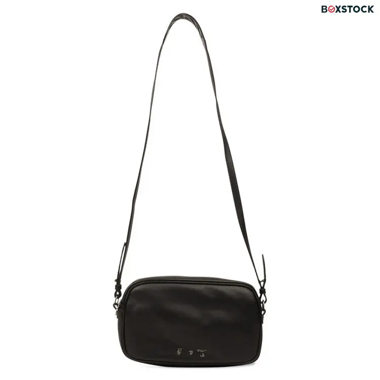 Off-White Leather Shoulder Bag 'Black' Spring/Summer 2021