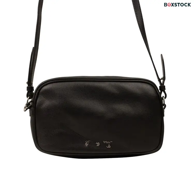 Off-White Leather Shoulder Bag 'Black' Spring/Summer 2021