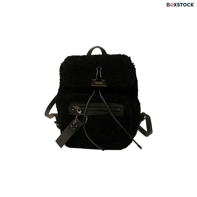 Off-White Montone Binder Mini Backpack 'Black' Fall/Winter 2019