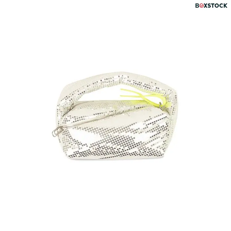 Off-White Pump Disco Pouch Bag 'Silver' Grey Fall/Winter 2021