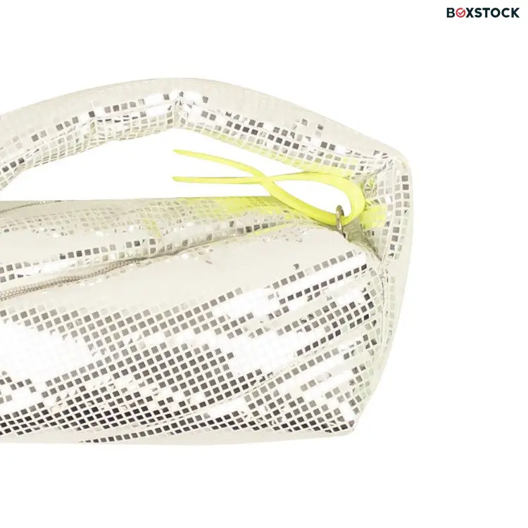 Off-White Pump Disco Pouch Bag 'Silver' Grey Fall/Winter 2021