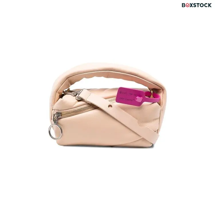 Off-White Pump Pouch 19 Bag 'Sand' Brown Fall/Winter 2022