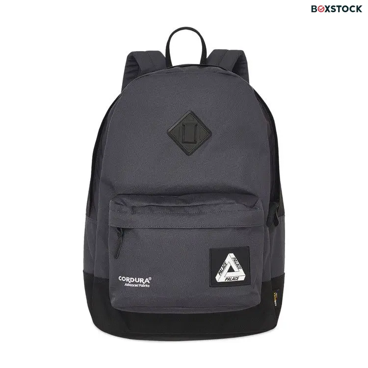 Palace Cordura Duck Canvas Backpack 'Carbon/Black' Grey Fall/Winter 2024