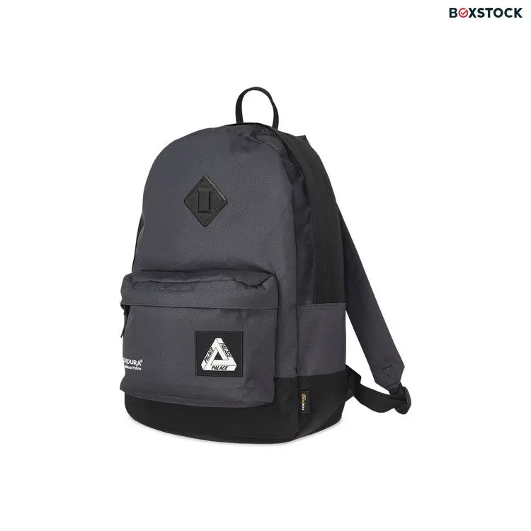 Palace Cordura Duck Canvas Backpack 'Carbon/Black' Grey Fall/Winter 2024