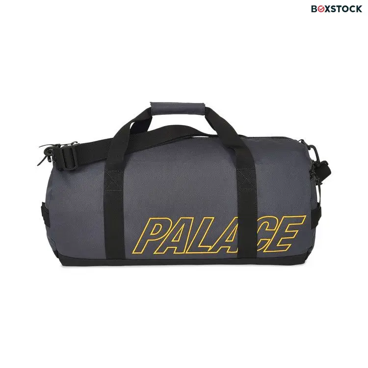 Palace Cordura Duck Canvas Holdall 'Carbon/Black' Grey Fall/Winter 2024