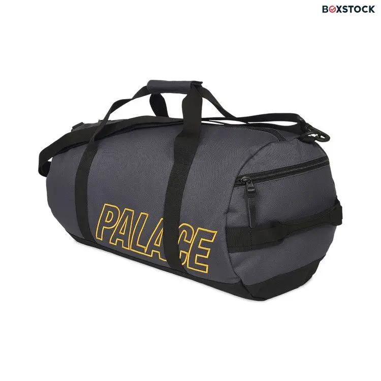 Palace Cordura Duck Canvas Holdall 'Carbon/Black' Grey Fall/Winter 2024