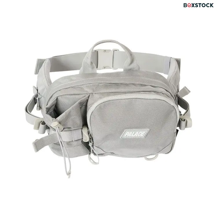 Palace Cordura RS Bottle Bun Bag Pack 'Ghost Grey' Fall/Winter 2024