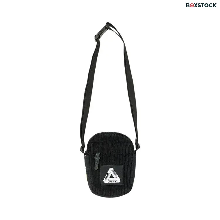 Palace Corduroy Shot Bag 'Black' Spring/Summer 2023