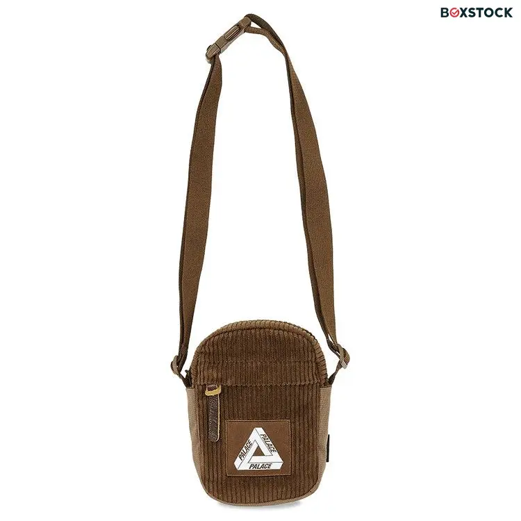Palace Corduroy Shot Bag 'Brown' Spring/Summer 2023