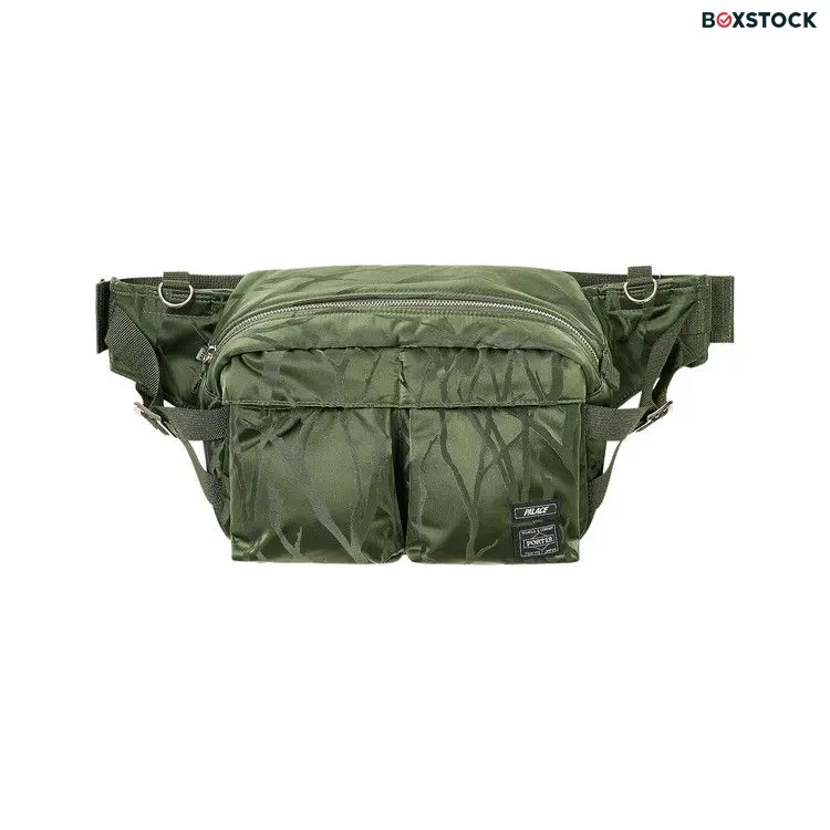 Palace x Porter-Yoshida & Co. Tanker Waist Bag 'Olive/Jacquard' Green Fall/Winter 2024