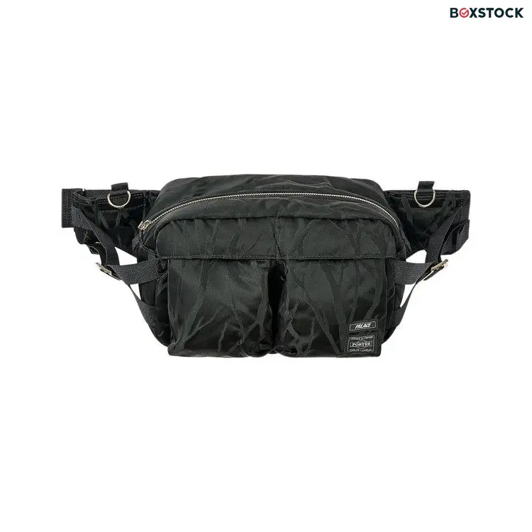 Palace x Porter-Yoshida & Co. Tanker Waist Bag 'Black/Jacquard' Fall/Winter 2024