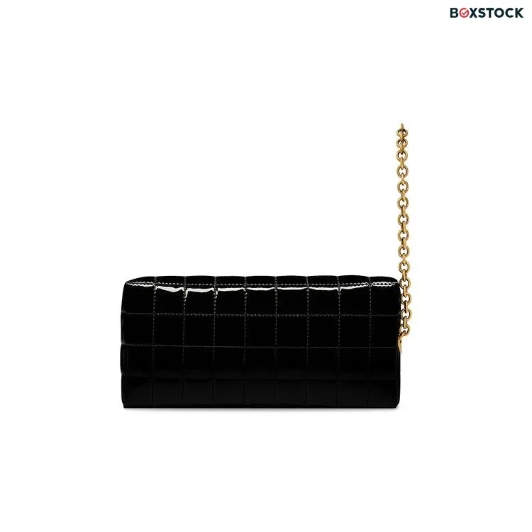 Saint Laurent Cassandre Matelassé Carré Pouch On Chain 'Noir' Black Spring/Summer 2024