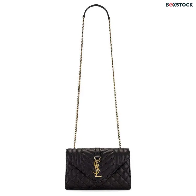 Saint Laurent Envelope Chain Bag 'Black' Fall/Winter 2023