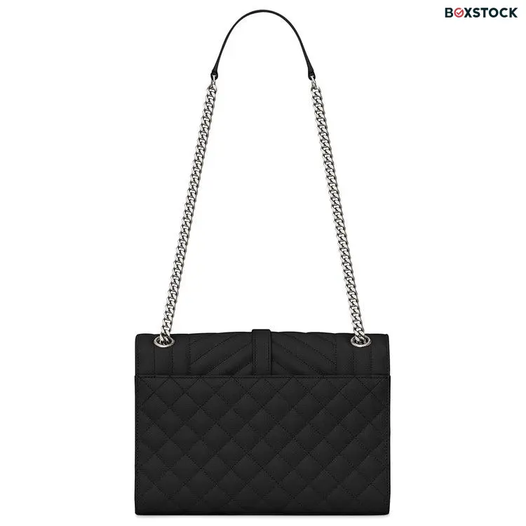 Saint Laurent Envelope Medium Chain Bag 'Noir' Black Fall/Winter 2022