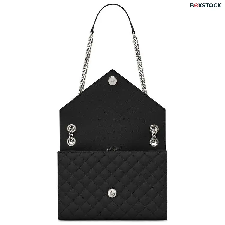 Saint Laurent Envelope Medium Chain Bag 'Noir' Black Fall/Winter 2022
