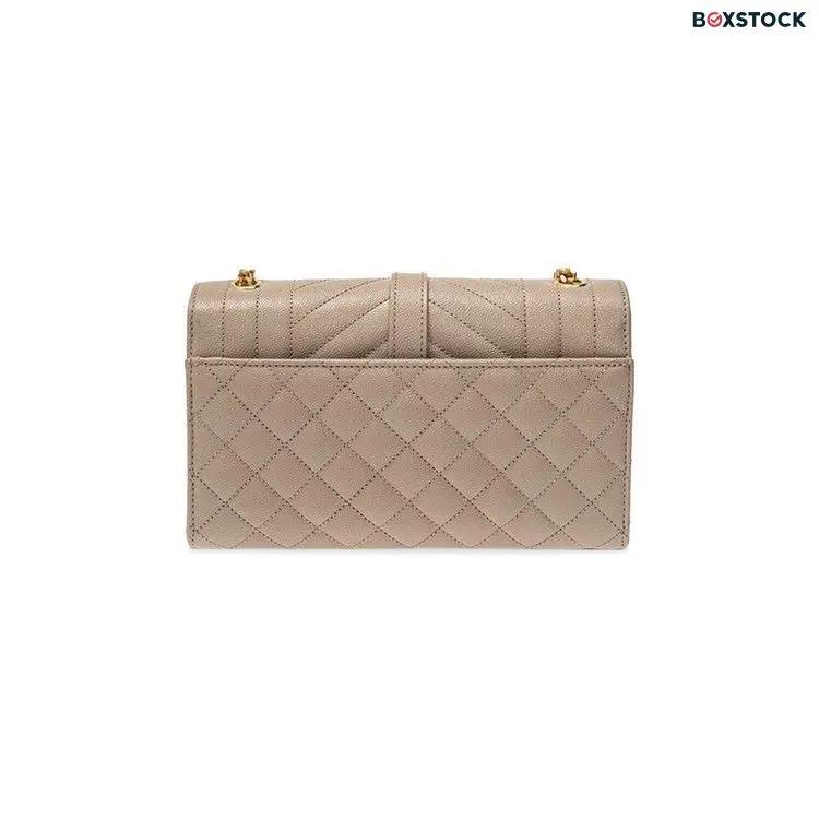 Saint Laurent Envelope Small Chain Bag 'Dark Beige' Tan Spring/Summer 2023