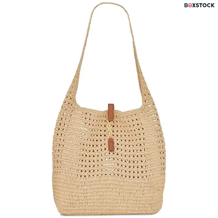 Saint Laurent Fantaisie Hobo Bag 'Natural/Brick' Tan Spring/Summer 2022